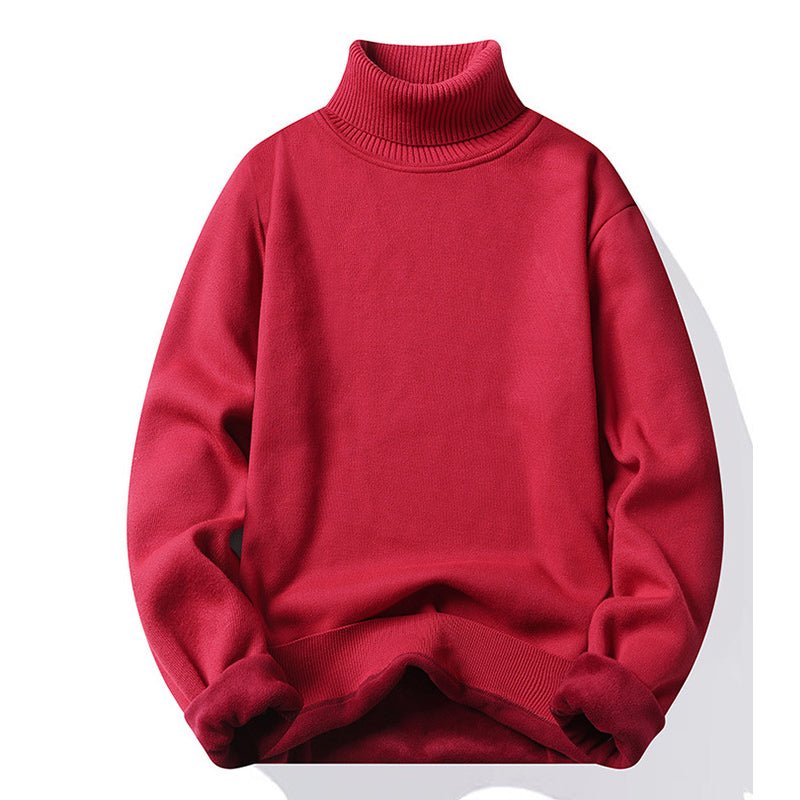 Suéter Peluciado Gola Alta Masculino - Tricote Modas