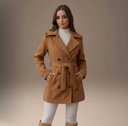 Casaco Sobretudo Blazer Feminino Lã Batida | OFERTA DE INVERNO