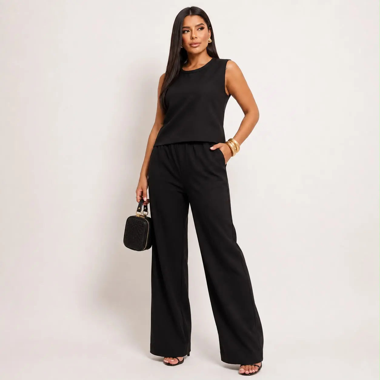 (Kit com 2) Conjunto Feminino em Linho Premium - 40%OFF