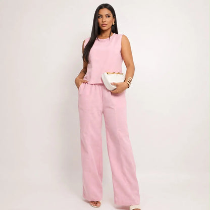 (Kit com 2) Conjunto Feminino em Linho Premium - 40%OFF