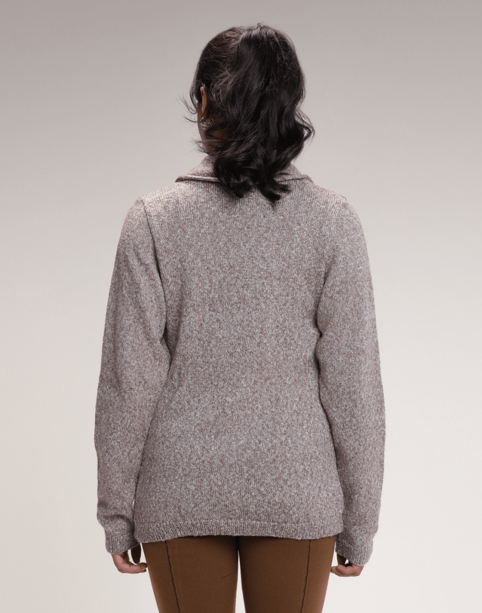 Blazer Tricot Lurex Dourado - Tricote Modas