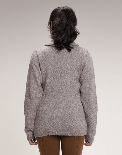 Blazer Tricot Lurex Dourado - Tricote Modas