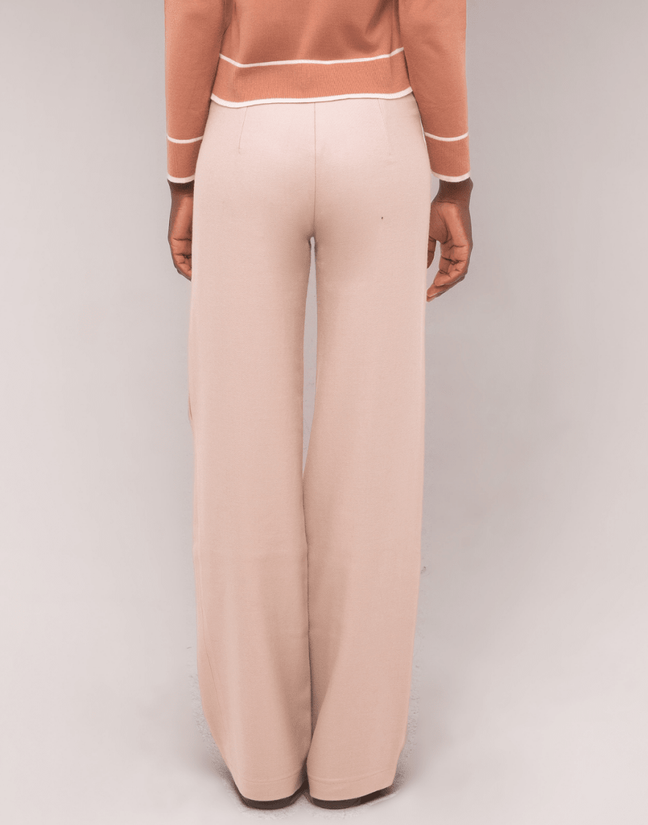 Calça Lã Natural Alezia Bege - Tricote Modas