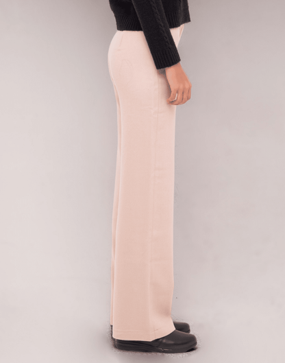 Calça Lã Natural Alezia Bege - Tricote Modas