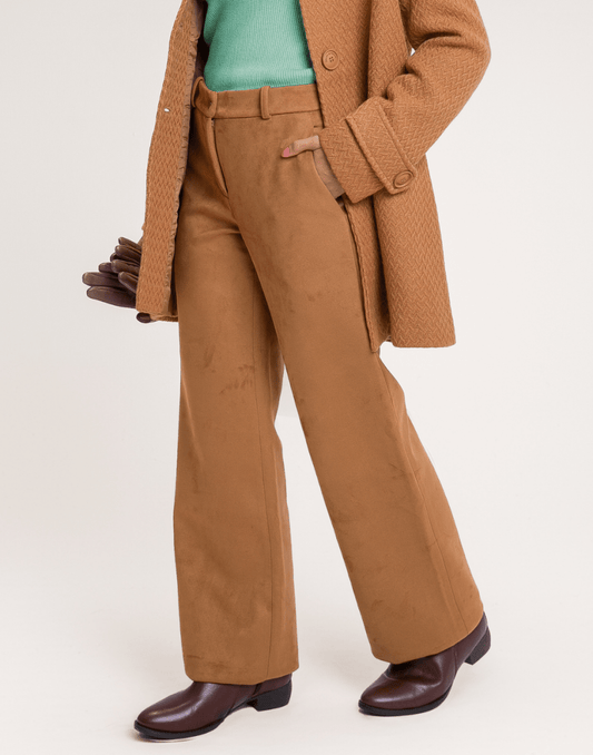 Calça Reta Alpinea Caramelo - Tricote Modas