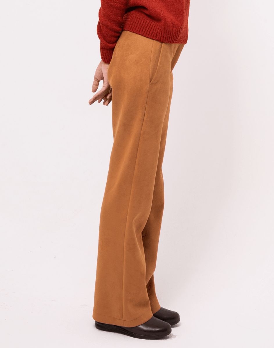 Calça Reta Alpinea Caramelo - Tricote Modas