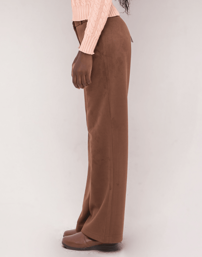 Calça Reta Alpinea Marrom - Tricote Modas