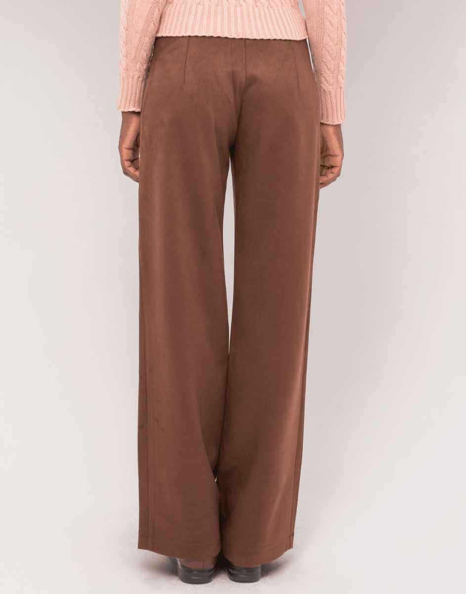 Calça Reta Alpinea Marrom - Tricote Modas