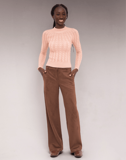 Calça Reta Alpinea Marrom - Tricote Modas