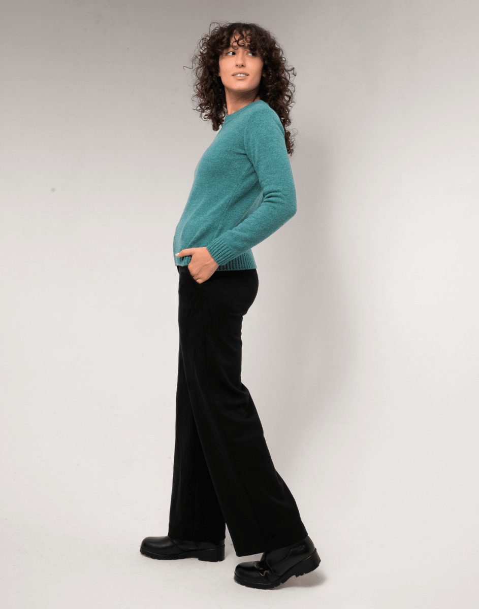 Calça Reta Alpinea Preta - Tricote Modas