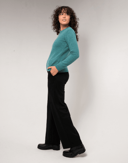 Calça Reta Alpinea Preta - Tricote Modas