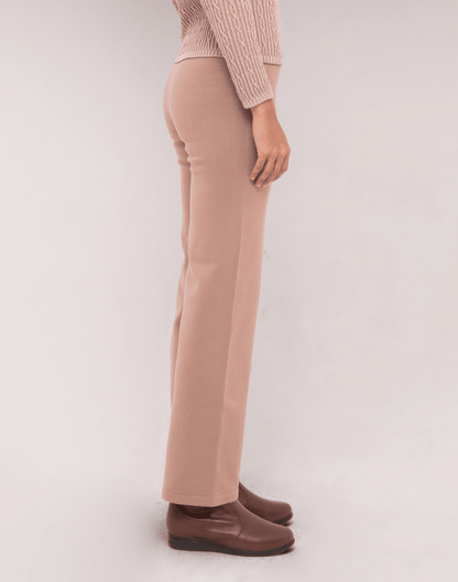 Calça Reta Invernada Bege Bruma - Tricote Modas