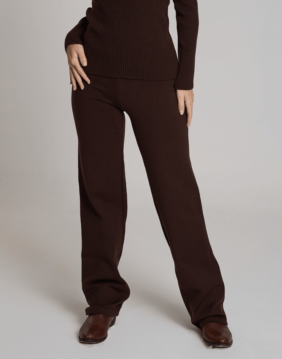 Calça Reta Invernada Marrom - Tricote Modas