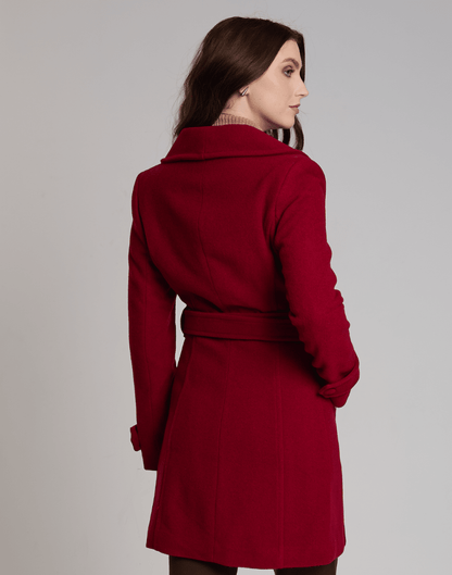 Casaco de Lã Mantova Vermelho - Tricote Modas