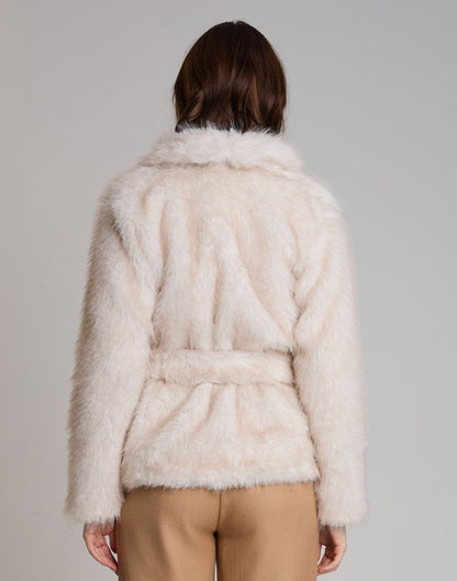 Casaco Fake Fur Boreal Off - Tricote Modas