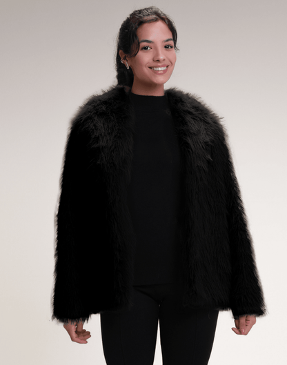 Casaco Fake Fur Lea - Tricote Modas