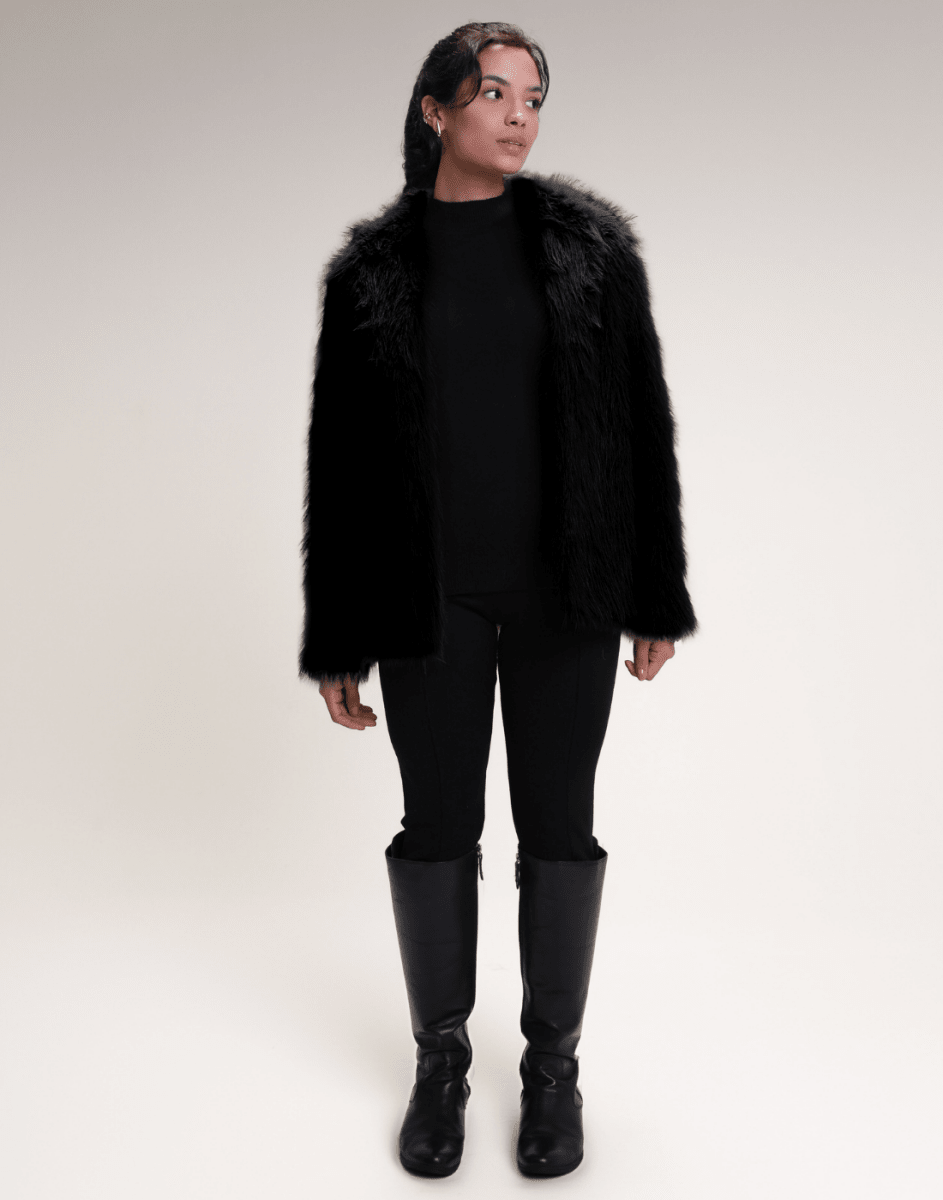 Casaco Fake Fur Lea - Tricote Modas