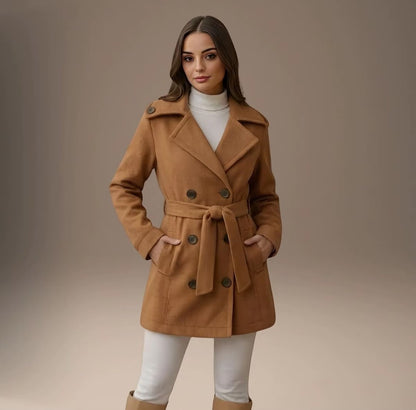 Casaco Sobretudo Blazer Feminino Lã Batida | PREÇO DE LANÇAMENTO - Tricote Modas