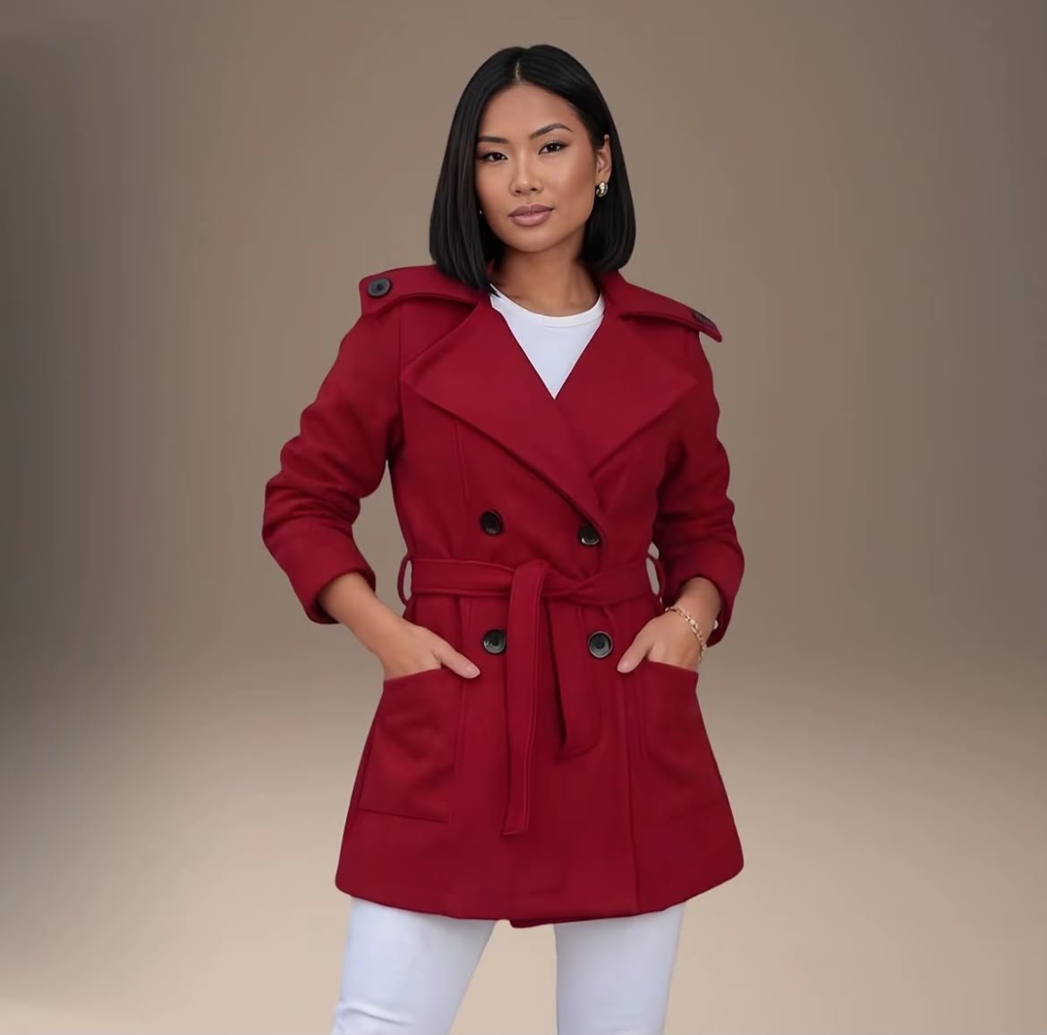 Casaco Sobretudo Blazer Feminino Lã Batida | PREÇO DE LANÇAMENTO - Tricote Modas