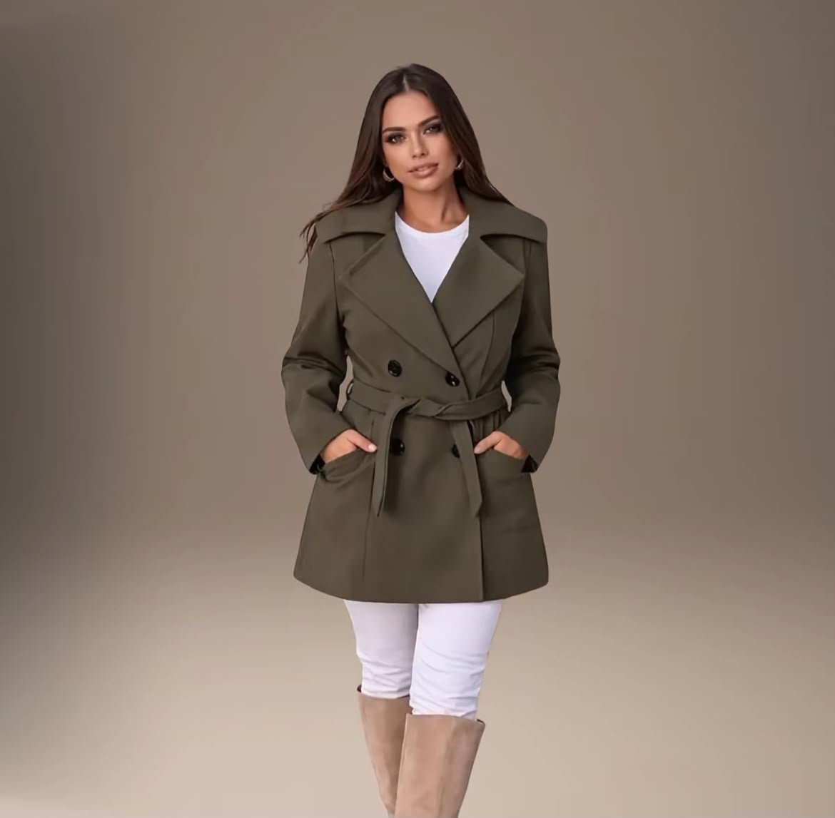 Casaco Sobretudo Blazer Feminino Lã Batida | PREÇO DE LANÇAMENTO - Tricote Modas