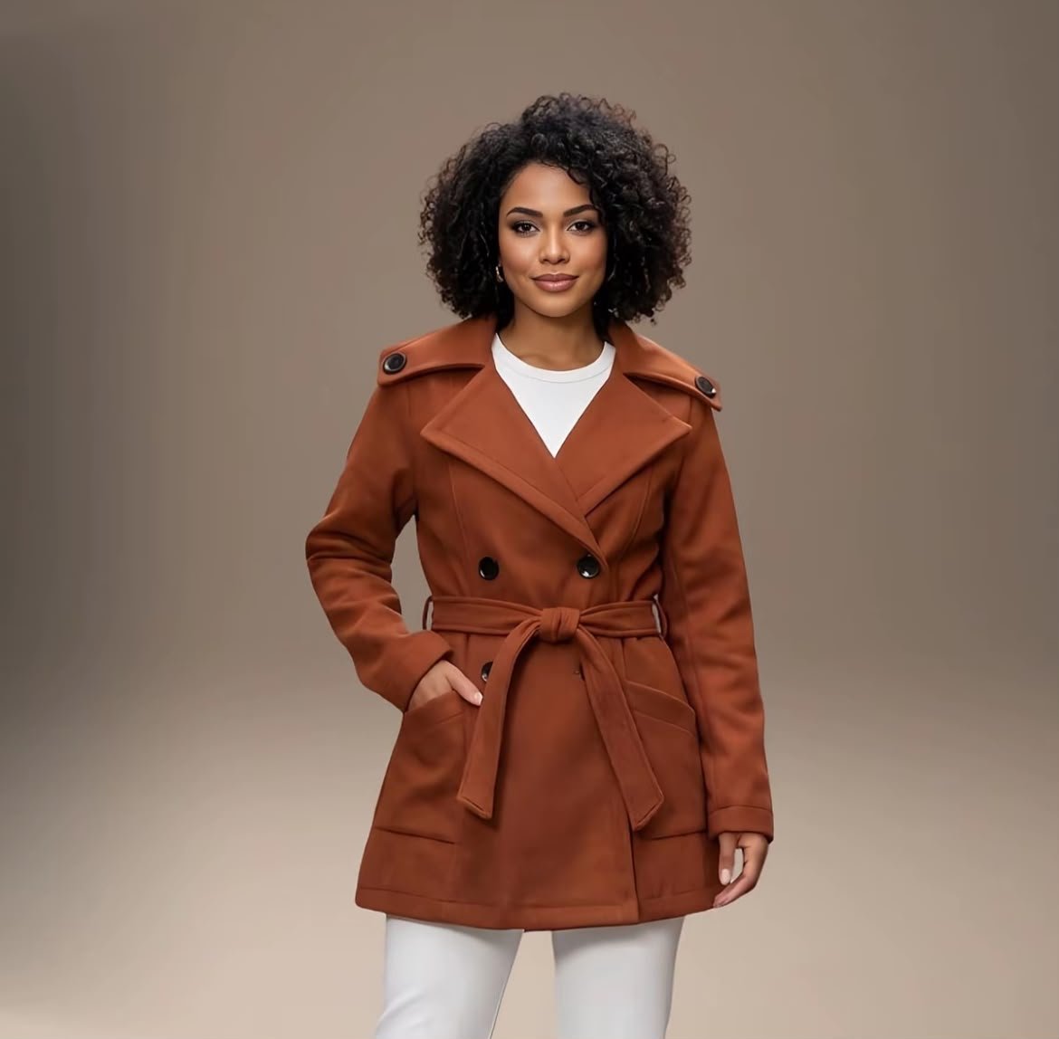 Casaco Sobretudo Blazer Feminino Lã Batida | PREÇO DE LANÇAMENTO - Tricote Modas
