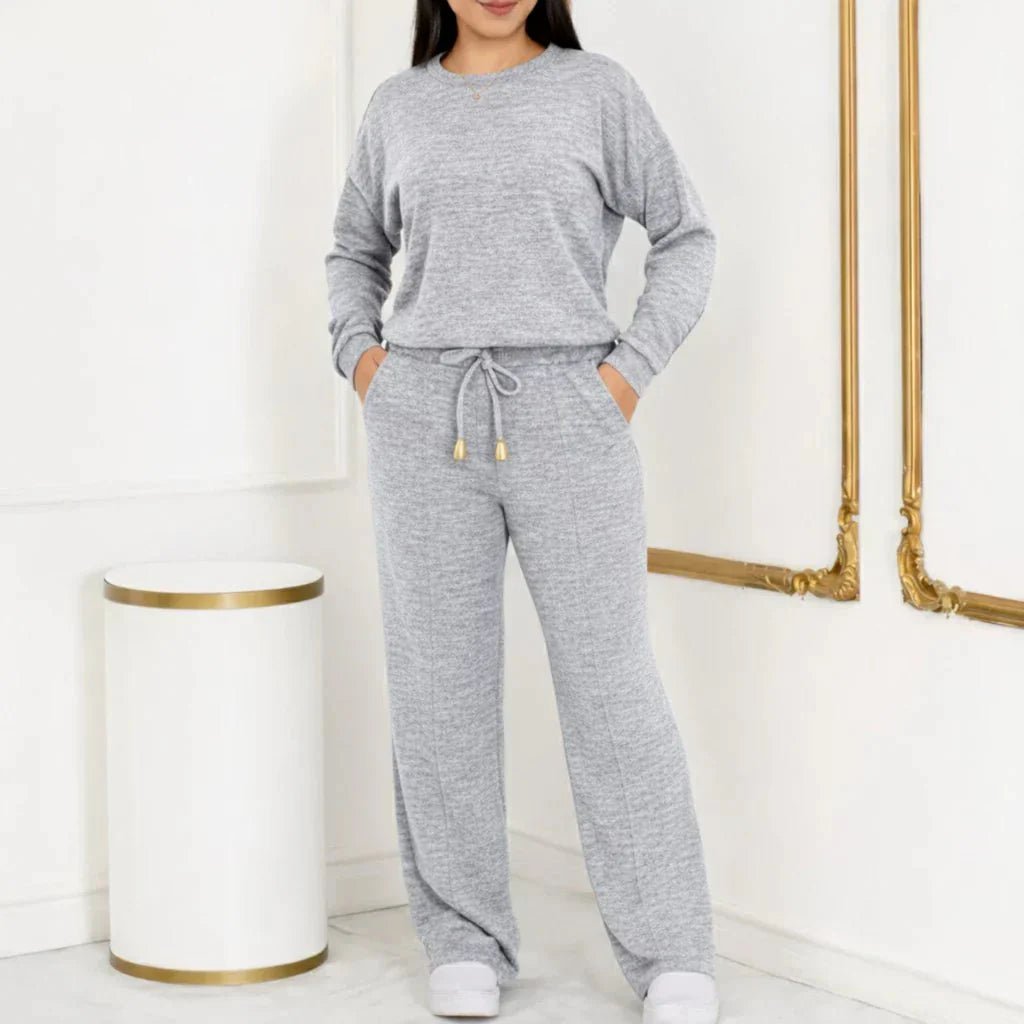 Conjunto Tricot Elegância Premium (Blusa + Calça) | Coleção Inverno - Tricote Modas