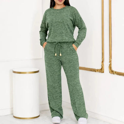 Conjunto Tricot Elegância Premium (Blusa + Calça) | Coleção Inverno - Tricote Modas