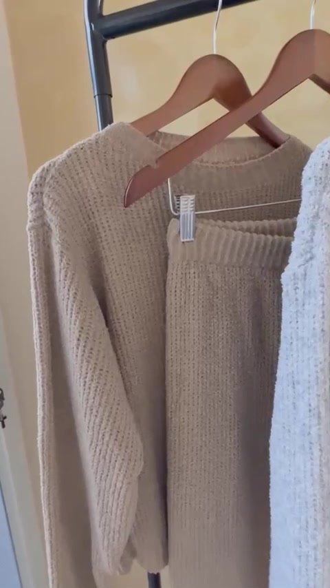Conjunto Tricot Mousse Blusa Manga Longa e Calça Pantalona Elegante - Tricote Modas