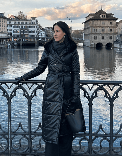 Doudoune Comprido BlackBerg Preto - Tricote Modas