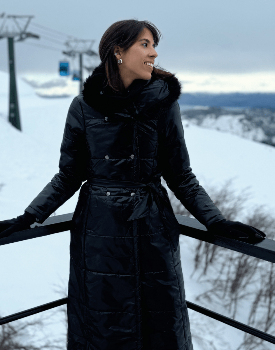 Doudoune Comprido BlackBerg Preto - Tricote Modas