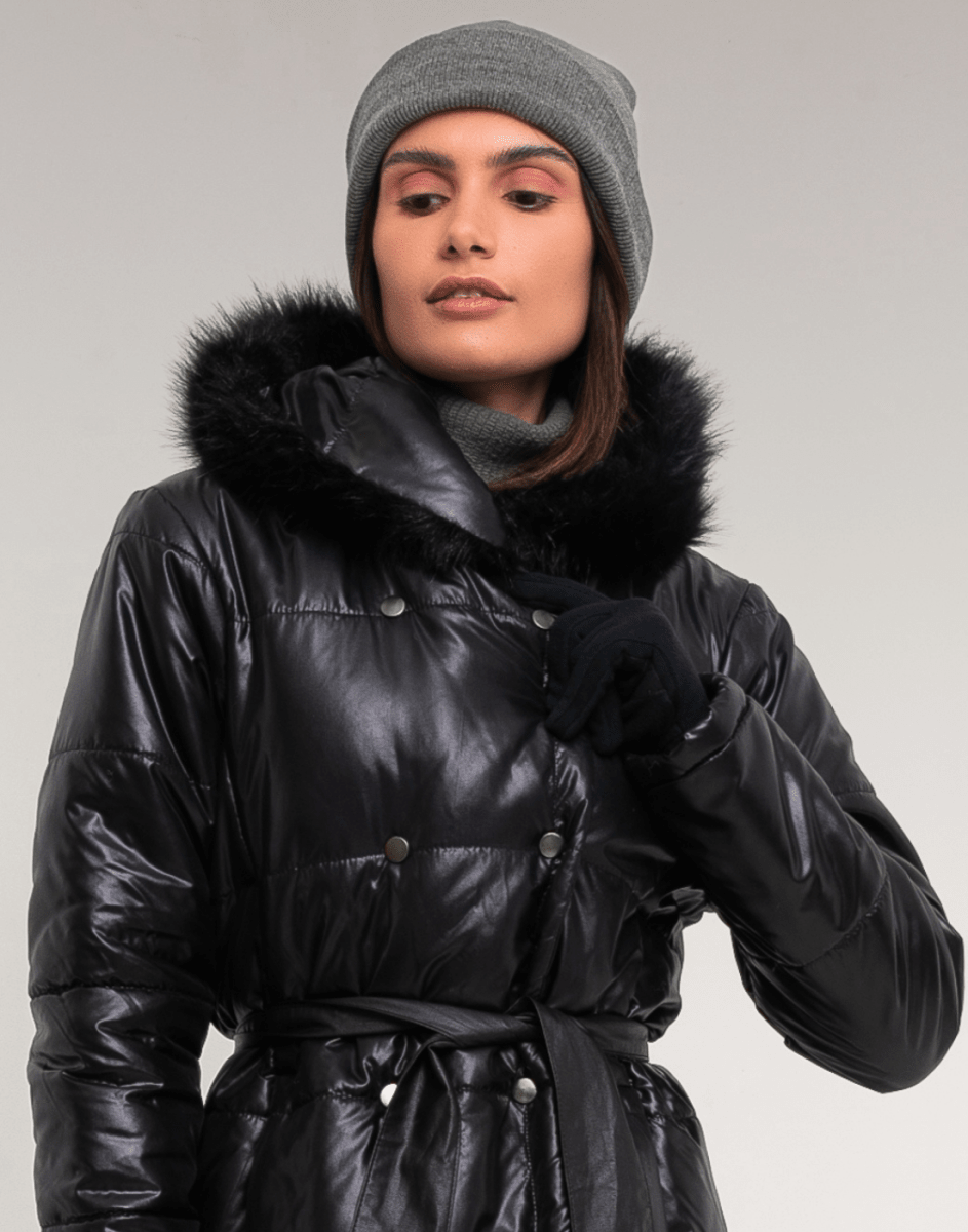 Doudoune Comprido BlackBerg Preto - Tricote Modas