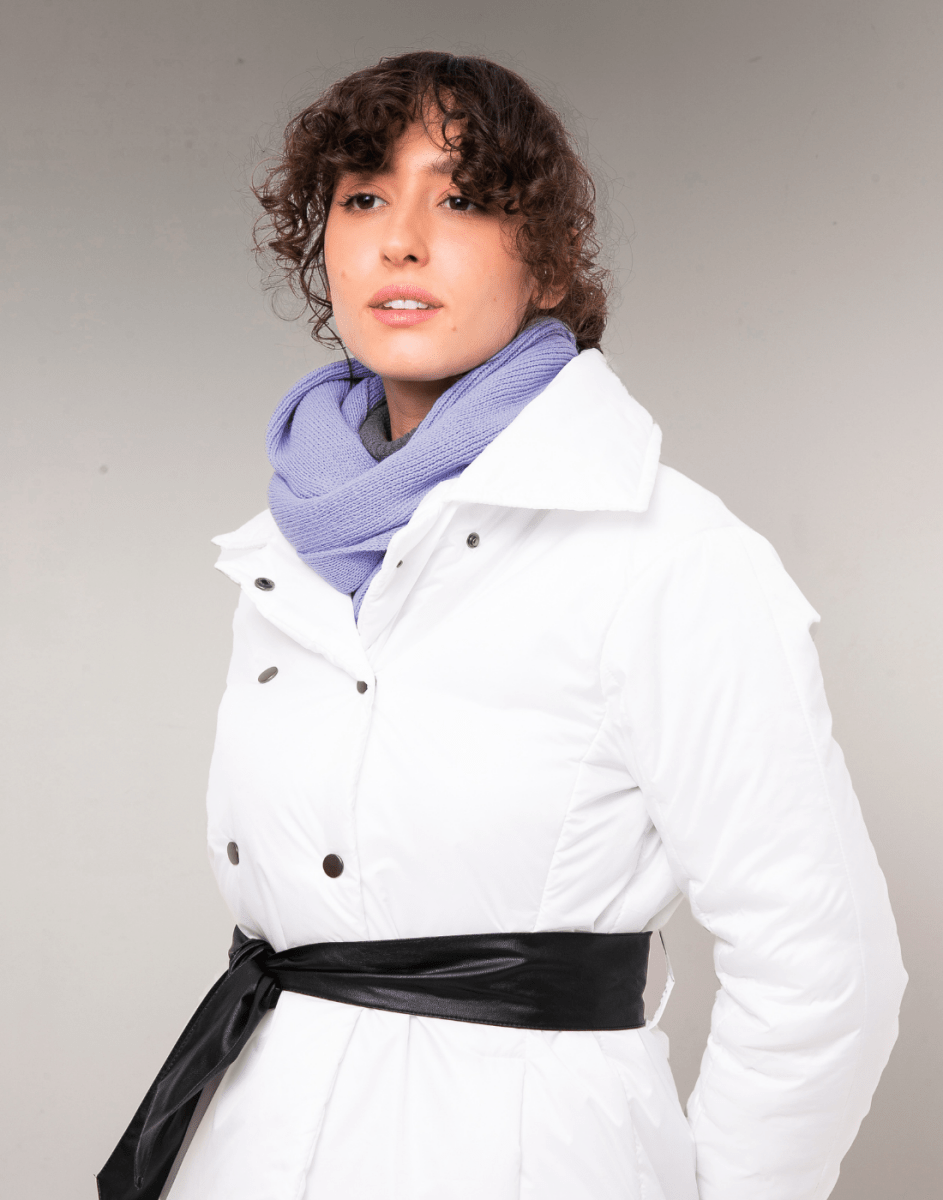 Doudoune Curto Silverberg Branco - Tricote Modas