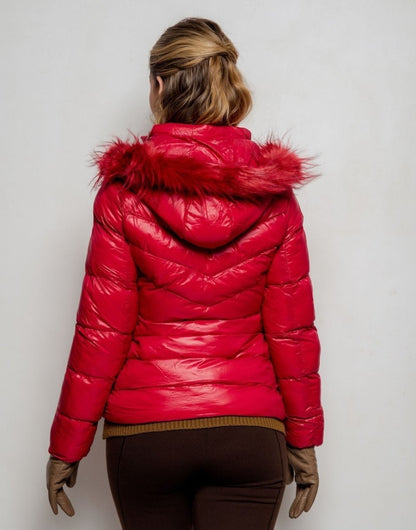 Doudoune Forrado Courdali Vermelho - Tricote Modas