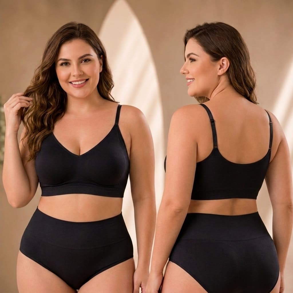 (Kit com 3) Sutiã Premium Efeito Silicone Sem Costura e Sem Aro [OFERTA DE INVERNO]