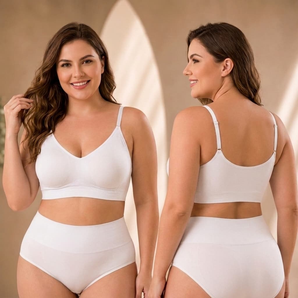 (Kit com 3) Sutiã Premium Efeito Silicone Sem Costura e Sem Aro [OFERTA DE INVERNO]