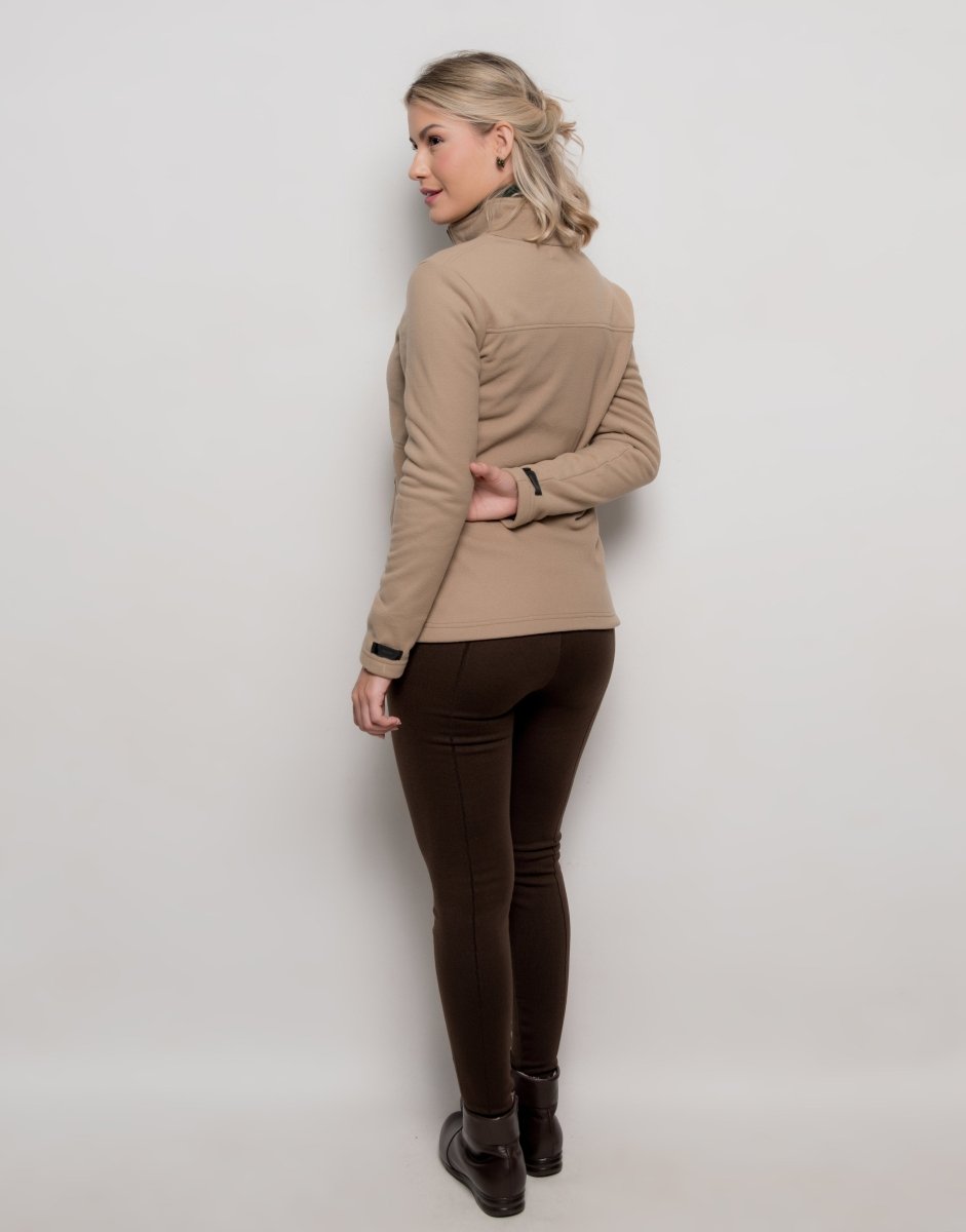 Jaqueta Fleece 280g/m² Winter Explorer Bege - Tricote Modas