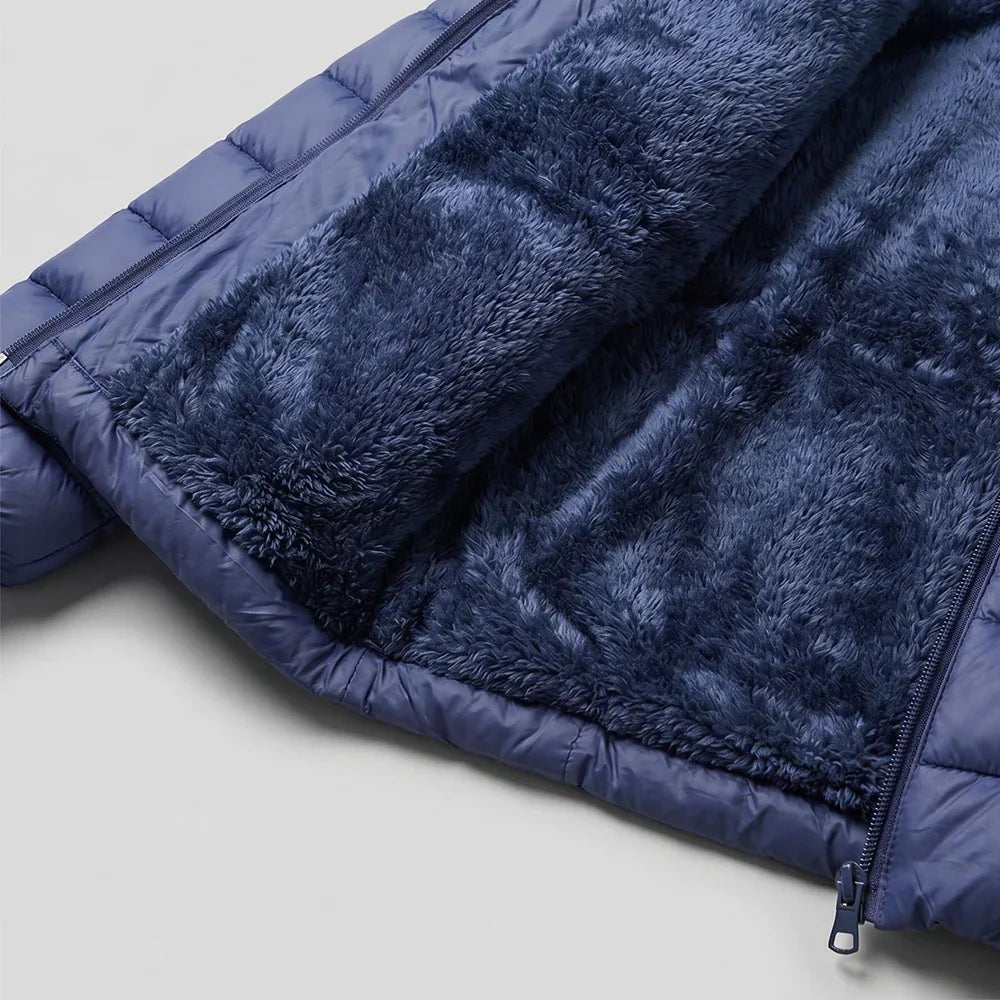 Jaqueta Peluciada Gola Alta - Vicio Fatal - Tricote Modas