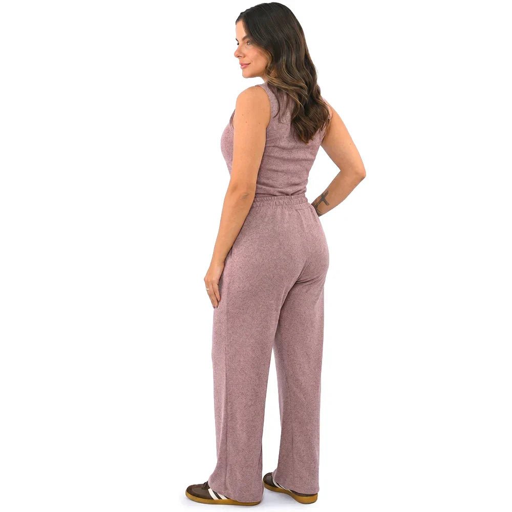 Kit 3 Peças Lanzinha • Pantalona + Blusa + Quimono - Tricote Modas