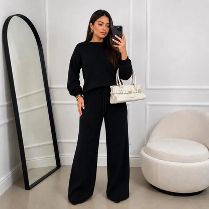 Kit com 3 Conjunto Canelado em Tricot Paty [LIQUIDAÇÃO DE INVERNO] - Tricote Modas