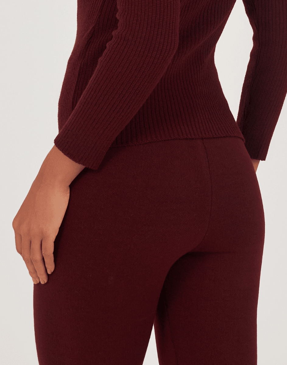 Legging Invernada Dupla Bordeaux - Tricote Modas