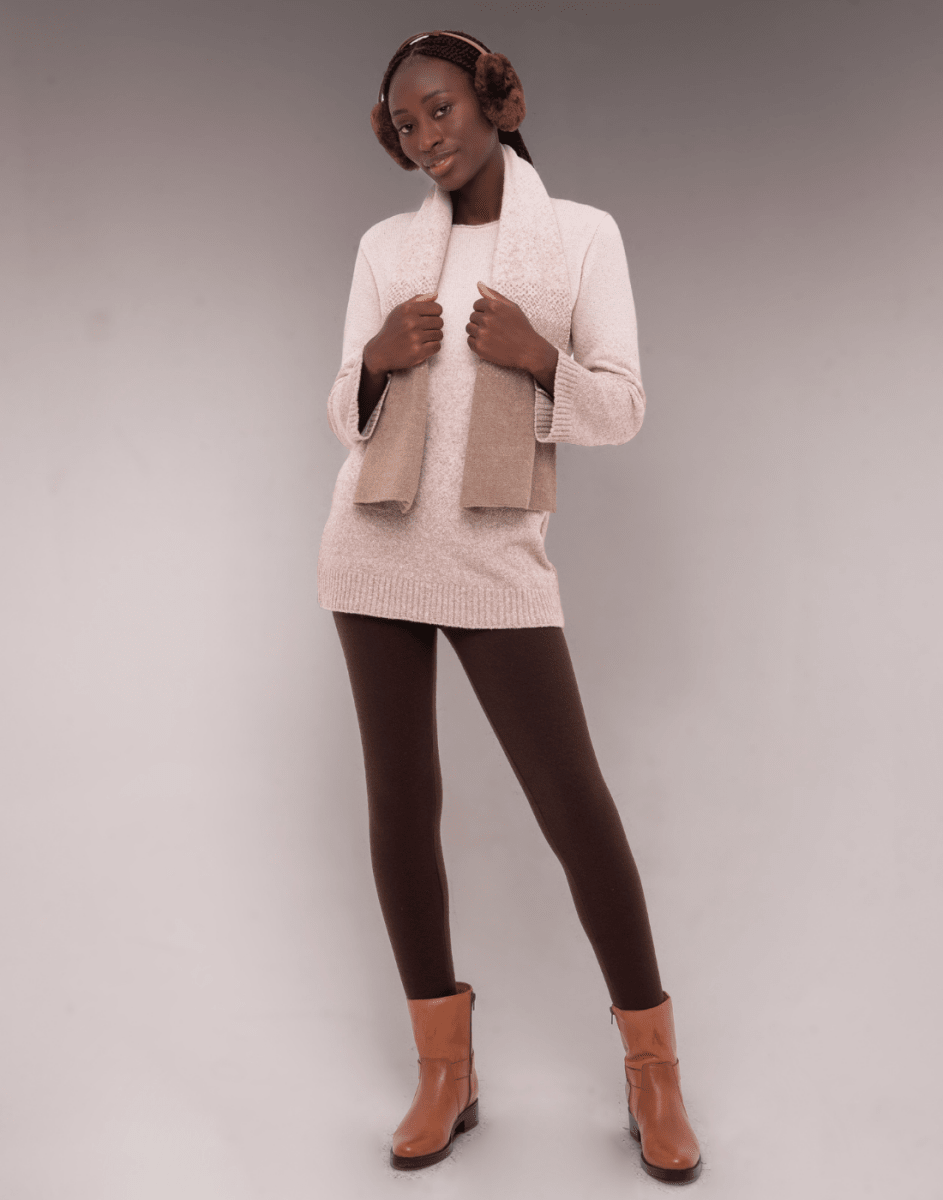 Legging Invernada Dupla Marrom - Tricote Modas
