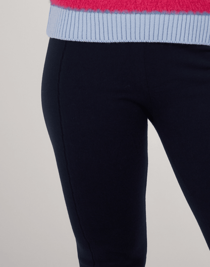 Legging Tricot Invernada Stripe Marinho - Tricote Modas