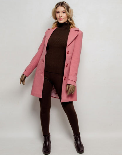 Legging Tricot Invernada Stripe Marrom - Tricote Modas