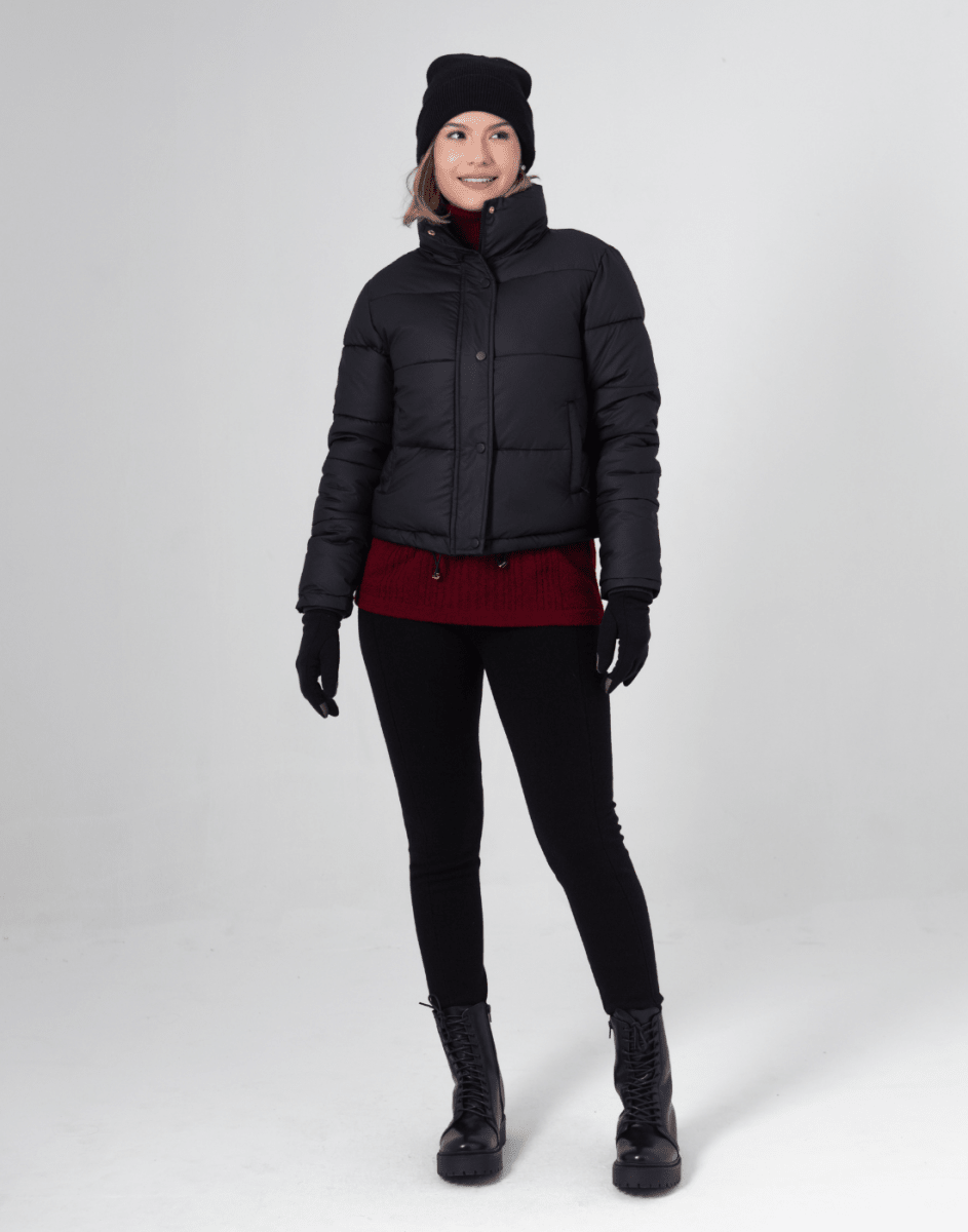 Legging Tricot Invernada Stripe Preta - Tricote Modas