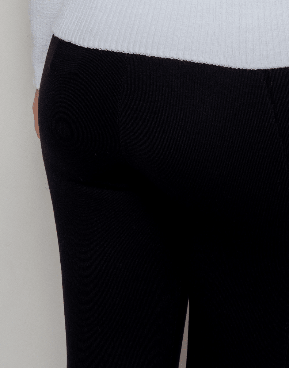 Legging Tricot Invernada Stripe Preta - Tricote Modas