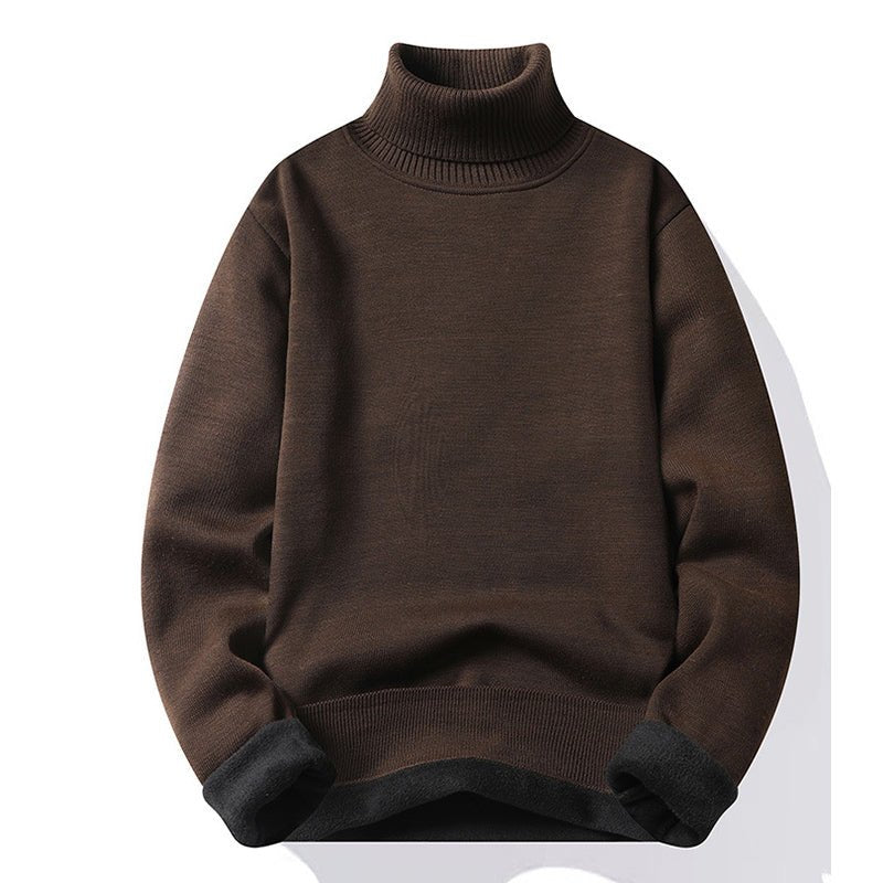Suéter Peluciado Gola Alta Masculino - Tricote Modas