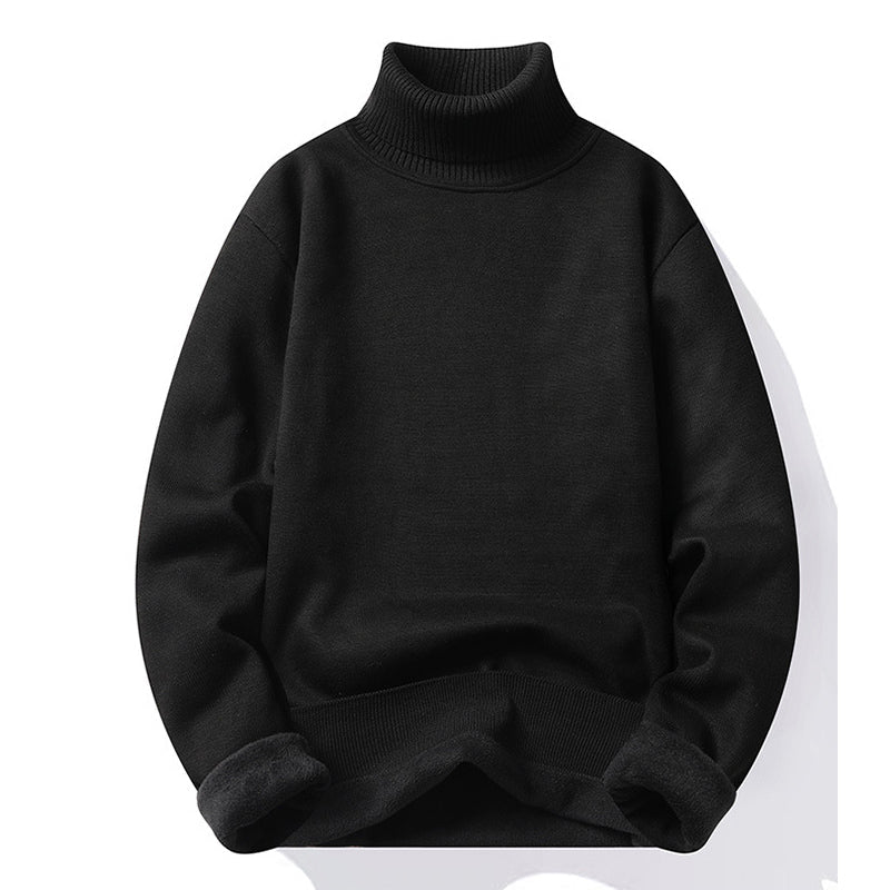 Suéter Peluciado Gola Alta Masculino - Tricote Modas
