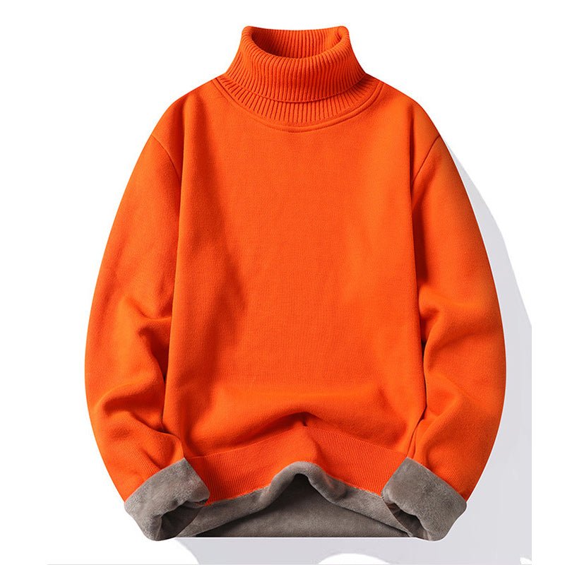 Suéter Peluciado Gola Alta Masculino - Tricote Modas