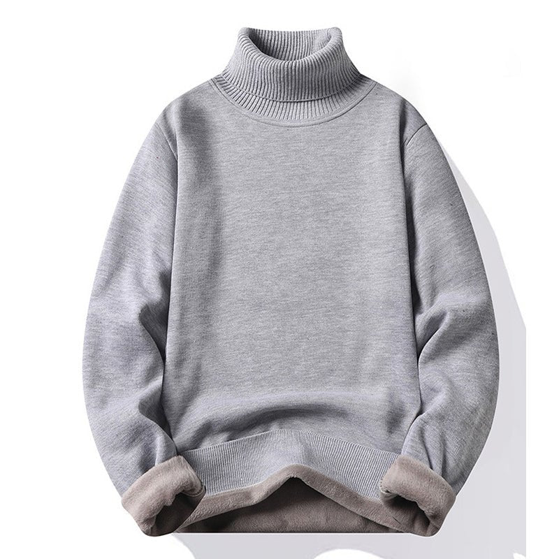 Suéter Peluciado Gola Alta Masculino - Tricote Modas
