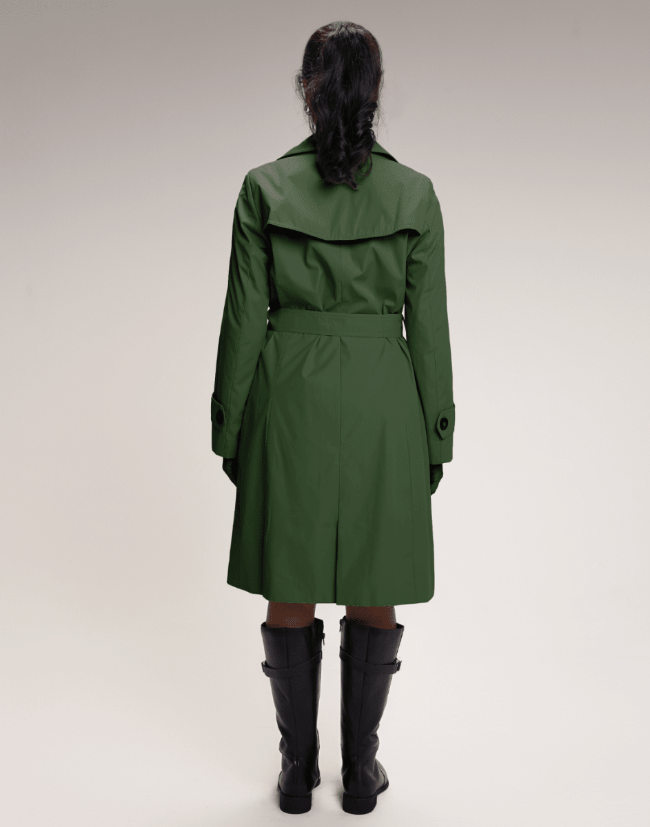 Trench Coat Abbey Verde Highland - Tricote Modas